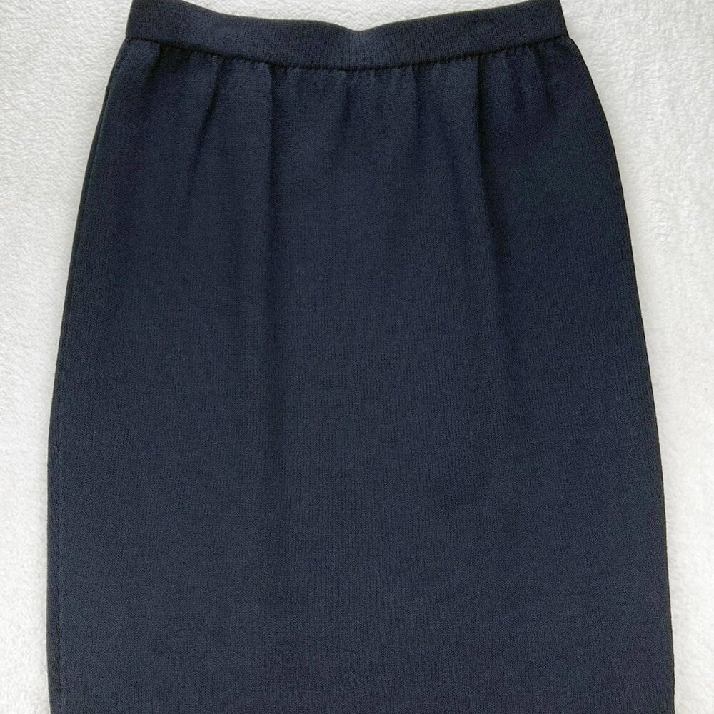 St John Navy Blue Skirt Size Size 12